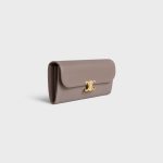 LARGE WALLET TRIOMPHE IN SHINY CALFSKIN PEBBLE - Image 2