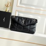 PUFFER SMALL CHAIN BAG IN QUILTED LAMBSKIN - Image 2