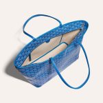 Goyard Artois Tote MM Sky Blue Goyardine Canvas & Chevroches Calfskin Palladium Hardware - Image 4