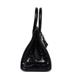 Hermes Birkin 30 Black Shiny Porosus Crocodile Gold Hardware - Image 3