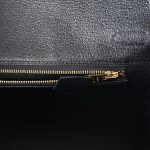 Hermes Birkin 25 Black Box Gold Hardware - Image 8