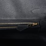 Hermes Birkin 30 Black Shiny Porosus Crocodile Gold Hardware - Image 8