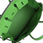 Hermes Birkin 25 Vert Yucca Swift Gold Hardware - Image 7