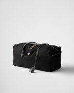 Large Re-Nylon Top-Handle Bag With Padlock - Image 2