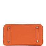 Hermes Birkin 25 Orange Togo Gold Hardware - Image 5