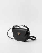 Prada Arqu?? Leather Shoulder Bag With Flap - Image 6