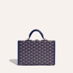 Goyard Grand H?tel Trunk Bag Navy Blue - Image 2