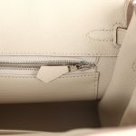 Hermes Birkin 25 Craie Togo Palladium Hardware - Image 8