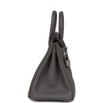 Hermes Birkin 25 Etain Togo Palladium Hardware - Image 3