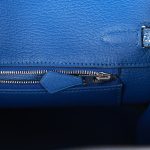 Hermes Birkin 25 Bleu Saphir Lizard Palladium Hardware - Image 8