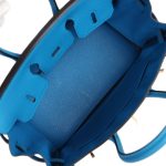 Hermes Birkin 25 Bleu Zanzibar Togo Gold Hardware - Image 7