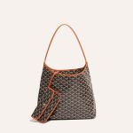 Goyard Boheme Hobo Bag Black & Brown - Image 3