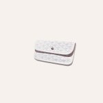 Goyard Goyardine White Anjou PM Reversible Tote Bag Palladium Hardware - Image 5