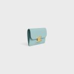 CARD HOLDER WITH FLAP TRIOMPHE IN SHINY CALFSKIN POOL - Image 2