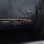 Hermes Birkin 25 Gris Misty Togo Permabrass Hardware - Image 8