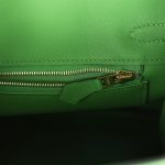 Hermes Birkin 25 Vert Yucca Swift Gold Hardware - Image 8