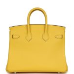 Hermes Birkin 25 Jaune de Naples Swift Palladium Hardware - Image 4