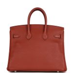 Hermes Birkin 25 Cuirve Verso Taurillon Novillo Palladium Hardware - Image 4