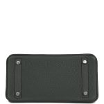 Hermes Birkin 25 Vert Fonce Togo Palladium Hardware - Image 5