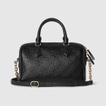 GG Emblem Small Top Handle Bag - Image 4