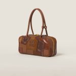 Beau leather patchwork bag - Image 2