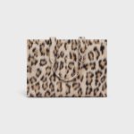 LARGE CABAS THAIS IN LEOPARD TEXTILE AND CALFSKIN LEOPARD - Image 3