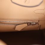 Hermes Birkin 25 Toile H and Chai Swift Palladium Hardware - Image 8