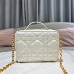 DIOR CARO BOX BAG WITH CHAIN - Image 3