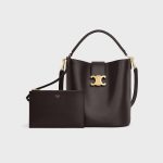 MEDIUM LOUISE BAG IN SMOOTH CALFSKIN EBONY - Image 6