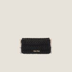 Miu Crystal Cloqué Nappa leather bag - Image 3