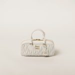 Large Arcadie matelassé nappa leather bag