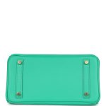 Hermes Birkin 25 Menthe Swift Gold Hardware - Image 5