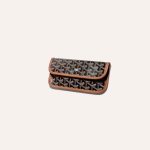 Goyard Goyardine Black and Brown Anjou PM Reversible Tote Palladium Hardware - Image 5