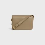 CLASSIQUE TRIOMPHE BAG IN SHINY CALFSKIN BROWN SEPIA - Image 3