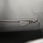 Hermes Birkin 25 Gris Meyer Togo and Gris Ciment Matte Alligator Touch Palladium Hardware - Image 8