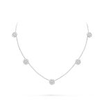 Fleurette necklace, 5 flowers