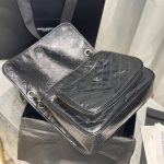 SAINT LAURENT NIKI MEDIUM IN CRINKLED VINTAGE LEATHER - Image 3