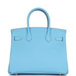 Hermes Birkin 30 Celeste Epsom Gold Hardware - Image 4