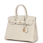 Hermes Birkin 30 Craie Togo Gold Hardware - Image 5