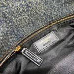 YSL PUFFER MEDIUM IN SUEDE AND DENIM - Image 7