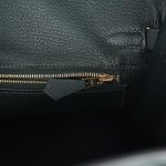 Hermes Birkin 25 Vert Fonce Togo Gold Hardware - Image 8