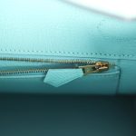 Hermes Birkin 30 Bleu Atoll Togo Gold Hardware - Image 8
