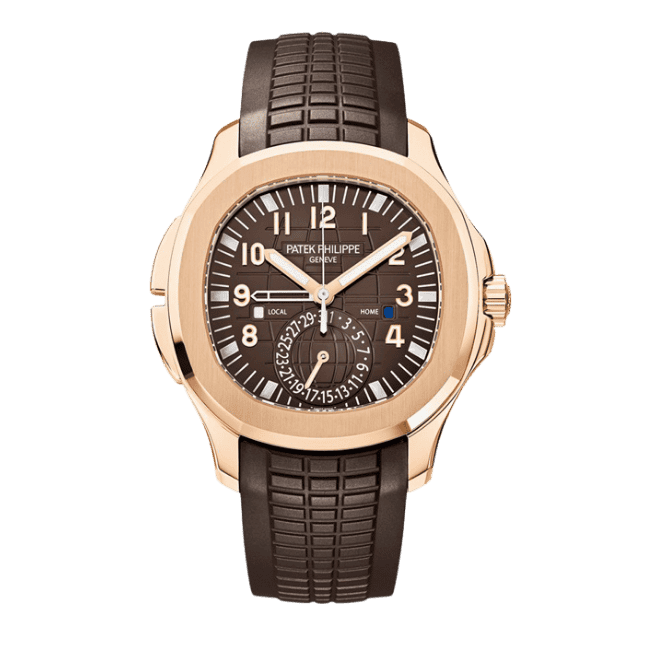 Patek-Philippe-5164R-001-Aquanaut-40_8mm-Brown-Embossed-Arabic-Rose-Gold- Patek Philippe Aquanaut 5164R-001 Chocolate Embossed Arabic Aquanaut 40.8mm – VIP Version - Image 1