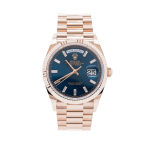 Rolex Day Date 228235-0085 40mm Blue Dial Rose Gold – VIP Version