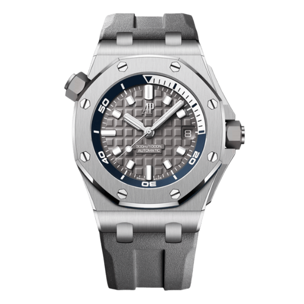 Thiet-ke-chua-co-ten-35-3 Audemars Piguet Royal Oak Offshore Diver 15720ST 42mm Stainless Steel Grey Dial – VIP Version - Image 1