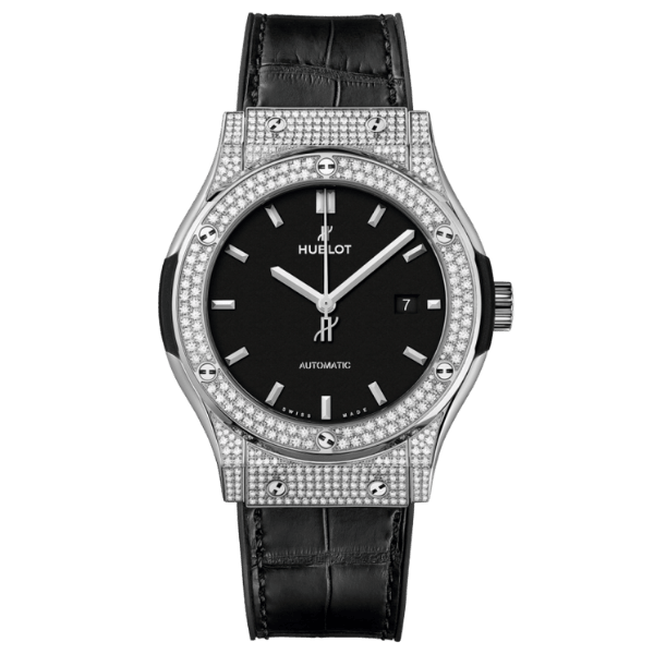 Thiet-ke-chua-co-ten-56-2 Hublot Classic Fusion Diamonds Moissanite Pave 42mm Dial Black – Customize Diamod - Image 1