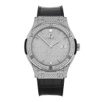 Hublot Classic Fusion Full Diamonds Moissanite Pave 42mm – Customize Diamod
