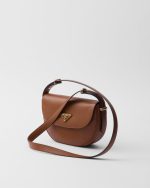 Prada Arqu?? Leather Shoulder Bag With Flap - Image 6