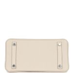 Hermes Birkin 25 Craie Togo Palladium Hardware - Image 5