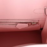 Hermes Birkin 25 Rose Sakura Swift Palladium Hardware - Image 8